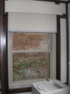  An insulating window shade with sealed sides blocks all three modes of heat loss and improves your comfort when sitting near a window. 