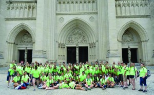Colorado Youth Tour 2015 at the National Cathedral in Washington, D.C. 