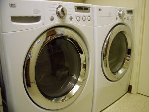 Front-loading washers clean clothes well and spin fast, helping your dryer work more efficiently. Photo Credit: Eric Popham https://flic.kr/p/4D4nMH 