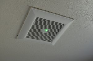 Spot ventilation, like bathroom fans, focuses on removing moisture and indoor air pollutants at their source. Photo Credit: Weatherization Assistance Project Technical Assistance Center.