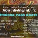 Columbine Gem & Mineral Society Poncha Pass Agate Field Trip