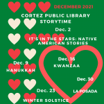 December Storytimes at Cortez Public Library