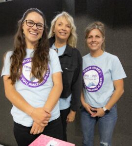 (left to right) Share the Spirit Executive DirectorJessica Page, co-founder Karen Voepel, and Julie Witt, Cheyenne, Kiowa, Lincoln Early Childhood Council coordinator.