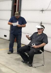 VR safety demonstration